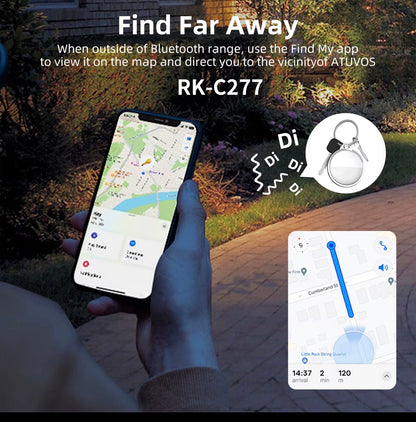 Traceur Bluetooth Universel – Compatible Apple Find My & Android | Localisateur d’Objets (Clés, Sac, Valise, Portefeuille)