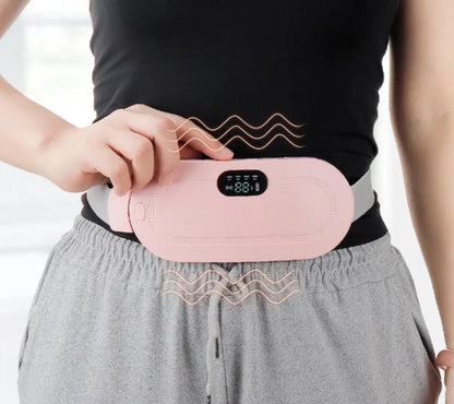 Ceinture Chauffante & Massage Intelligent pour le Ventre – Soulagement des Douleurs Menstruelles et Relaxation Abdominale